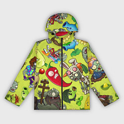 Женская ветровка Растения против зомби с героями