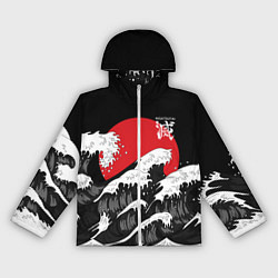 Ветровка с капюшоном женская Корпус бойни демонов - Kisatsutai, цвет: 3D-белый