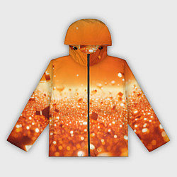 Женская ветровка Оранжевые блестящие частицы текстура