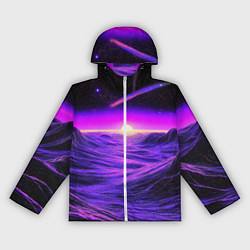 Женская ветровка Космический пейзаж и комета