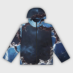 Женская ветровка Объемная дыра в стене текстура