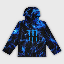 Женская ветровка Monster energy искры дымы