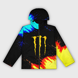 Женская ветровка Monster energy огненные краски