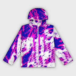 Ветровка с капюшоном женская Monster energy краски гранж, цвет: 3D-белый