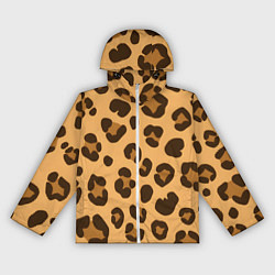 Женская ветровка Коричневые пятна леопарда