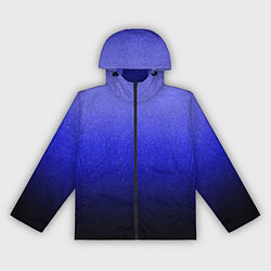 Женская ветровка Градиент индиго из синего в чёрный