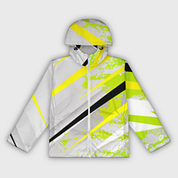 Женская ветровка Color white light green