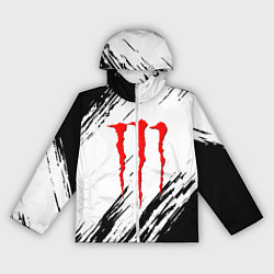 Женская ветровка Monster energy черно краски