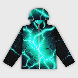 Женская ветровка Color light blue black
