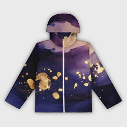 Женская ветровка Золотая краска на текстуре