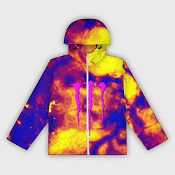 Ветровка с капюшоном женская Monster energy storm grunge, цвет: 3D-белый