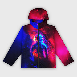 Женская ветровка Космонавт в пламени