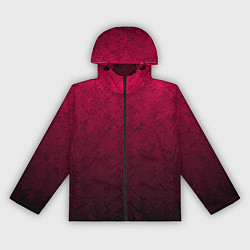 Женская ветровка Текстурный тёмно-розовый градиент