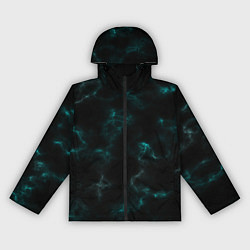 Женская ветровка Color black turquoise