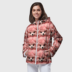 Ветровка с капюшоном женская Игрушки зверушки, цвет: 3D-белый — фото 2