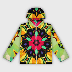 Женская ветровка Салатовый калейдоскоп