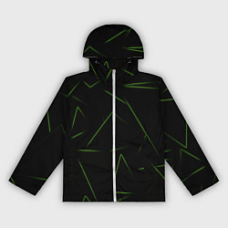Ветровка с капюшоном женская Color green line, цвет: 3D-белый