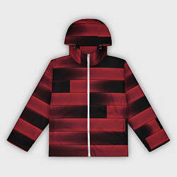 Ветровка с капюшоном женская Color red square, цвет: 3D-белый