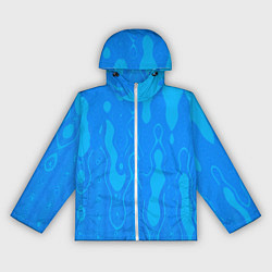 Женская ветровка Голубой абстракция вода