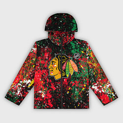Женская ветровка Chicago Blackhawks NHL black