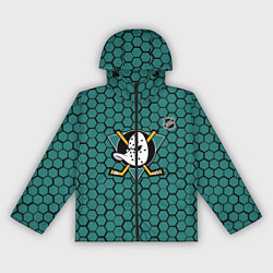 Женская ветровка Анахайм Дакс - зеленые соты