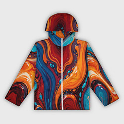 Женская ветровка Пламя и синева