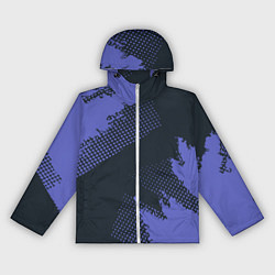 Женская ветровка Абстрактная текстура в синем