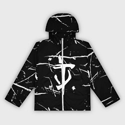 Женская ветровка Doom logo штрихи