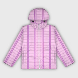 Ветровка с капюшоном женская Color pink cage, цвет: 3D-белый