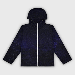 Ветровка с капюшоном женская Вселенная прекрасна, цвет: 3D-белый