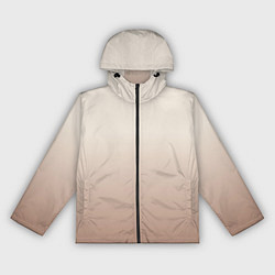 Ветровка с капюшоном женская Градиент песочный, цвет: 3D-черный