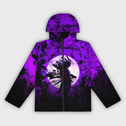 Женская ветровка Самурай при луне