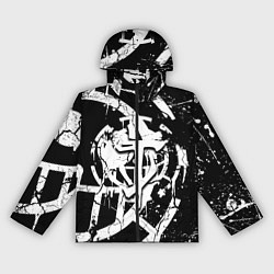 Ветровка с капюшоном женская Doom smile game, цвет: 3D-черный