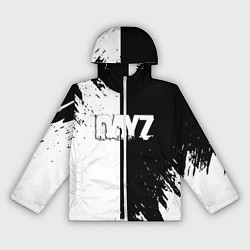 Ветровка с капюшоном женская Dayz текстура черно белые краски, цвет: 3D-белый