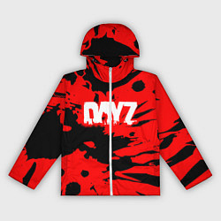 Ветровка с капюшоном женская Dayz текстура краски монстр, цвет: 3D-белый