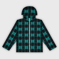 Женская ветровка Color neon blue black