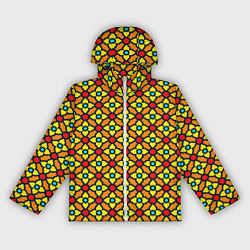 Женская ветровка Цветочный витраж