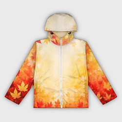 Женская ветровка Жёлто-красный осенний