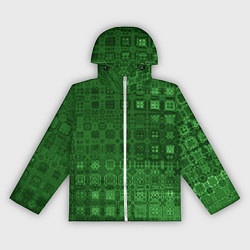 Женская ветровка Текстура изумрудное мерцание