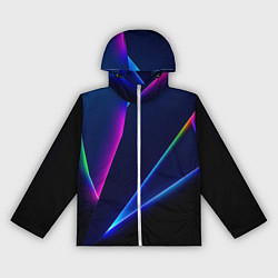 Женская ветровка Neon colored geometric shapes