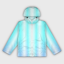 Ветровка с капюшоном женская Neon white blue lines, цвет: 3D-белый