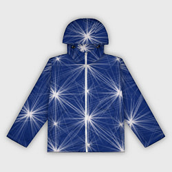 Женская ветровка Звезды на синем фоне