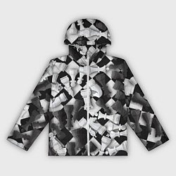 Ветровка с капюшоном женская Мир шахмат, цвет: 3D-белый