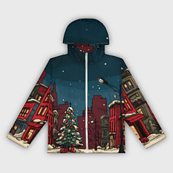 Женская ветровка Новогодняя ночь