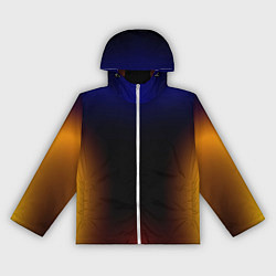 Женская ветровка Color black red blue