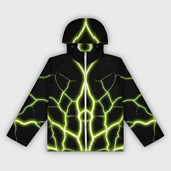 Женская ветровка Color green black