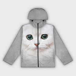Женская ветровка Белый котик