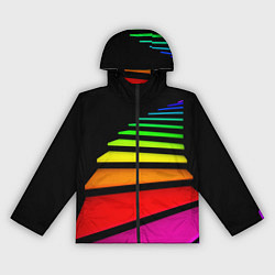 Женская ветровка Радужная лестница
