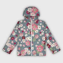 Женская ветровка Цветочки